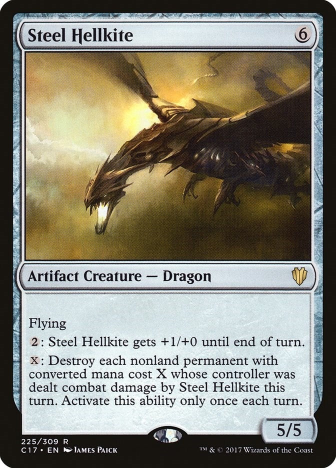 Image for Steel Hellkite (225) [Commander 2017]