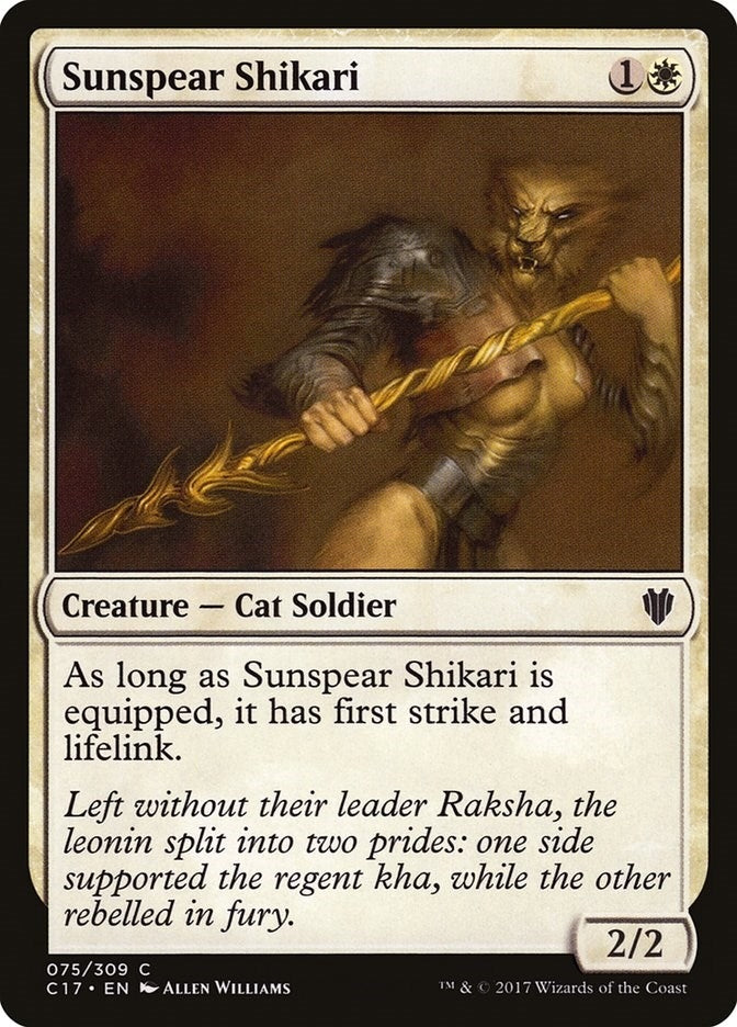 Image for Sunspear Shikari (75) [Commander 2017]