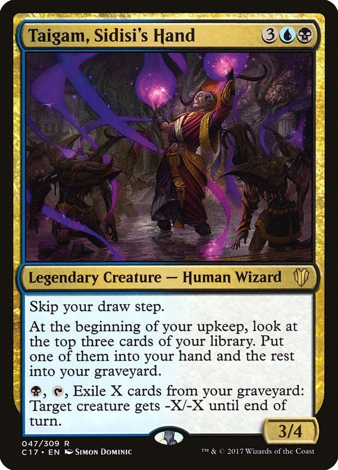 Image for Taigam, Sidisi's Hand (47) [Commander 2017]