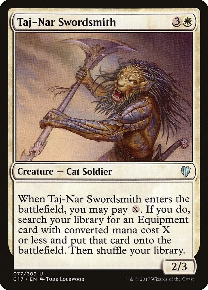 Image for Taj-Nar Swordsmith (77) [Commander 2017]