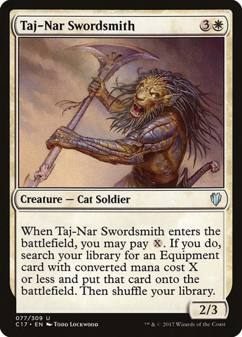 Image for Taj-Nar Swordsmith (77) [Commander 2017]