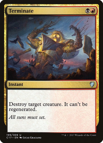 Image for Terminate (199) [Commander 2017]