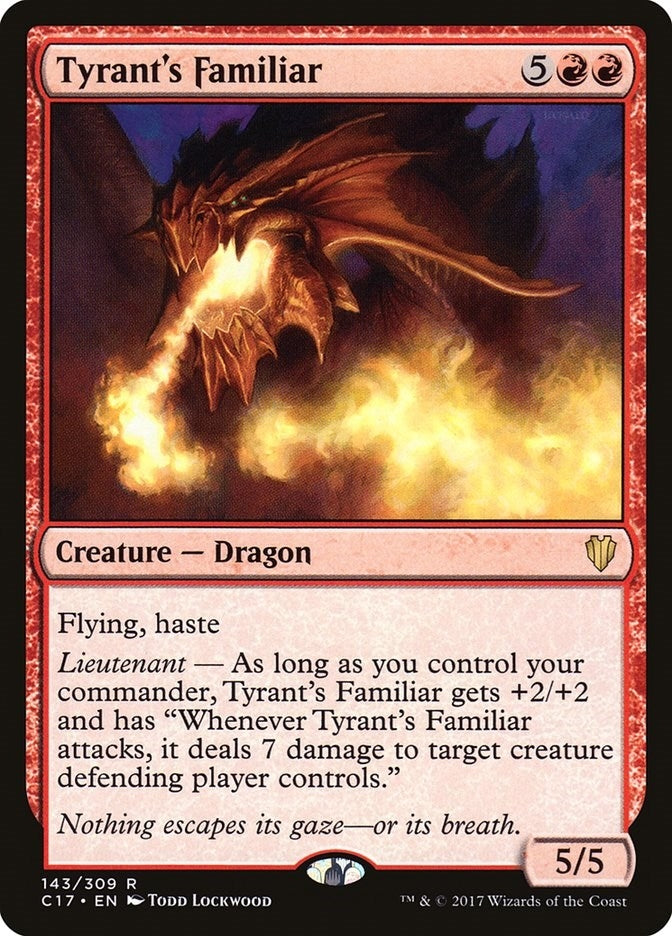 Image for Tyrant's Familiar (143) [Commander 2017]