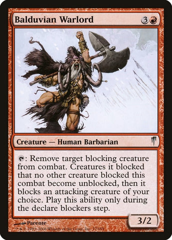 Image for Balduvian Warlord (77) [Coldsnap]