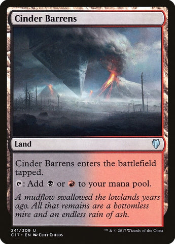 Image for Cinder Barrens (241) [Commander 2017]