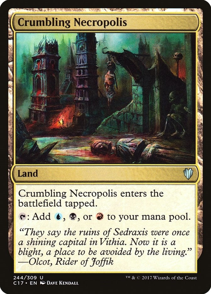 Image for Crumbling Necropolis (244) [Commander 2017]