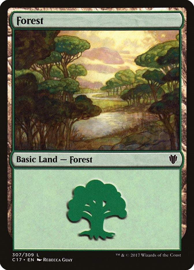 Image for Forest (307) (307) [Commander 2017]