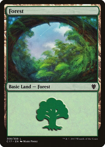 Image for Forest (308) (308) [Commander 2017]
