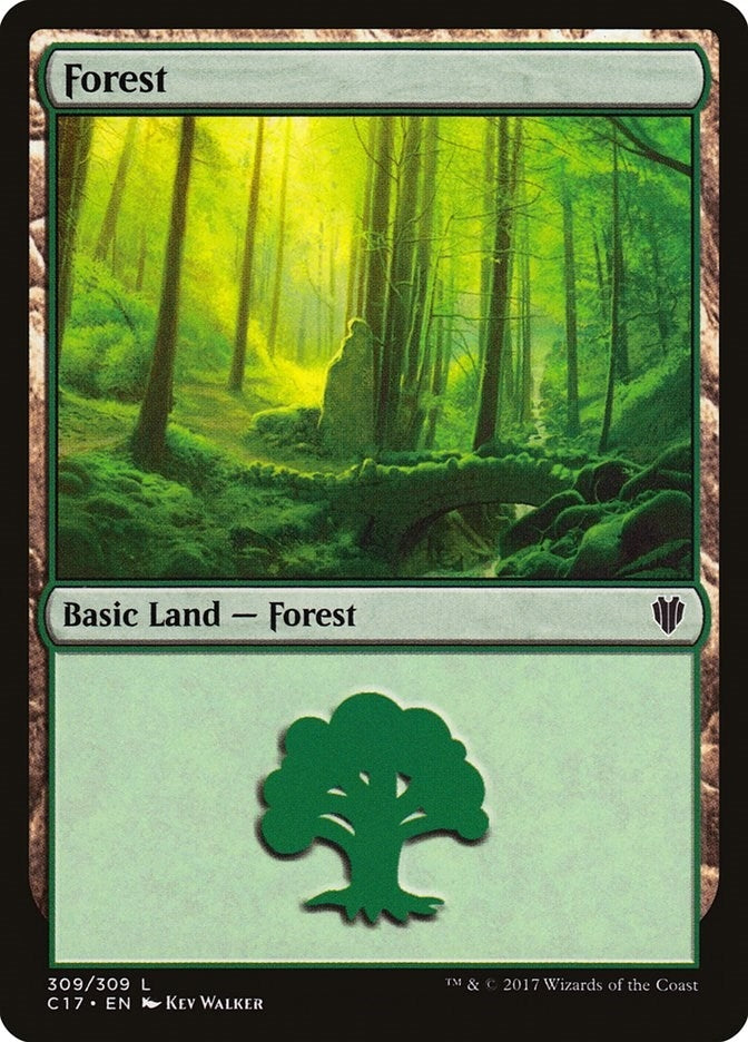 Image for Forest (309) (309) [Commander 2017]