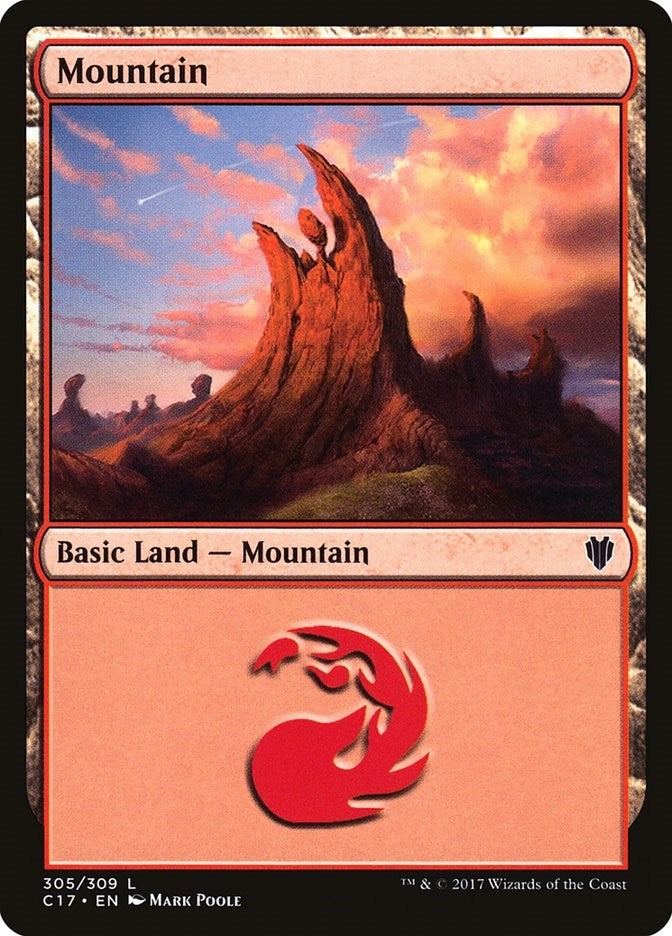 Image for Mountain (305) (305) [Commander 2017]