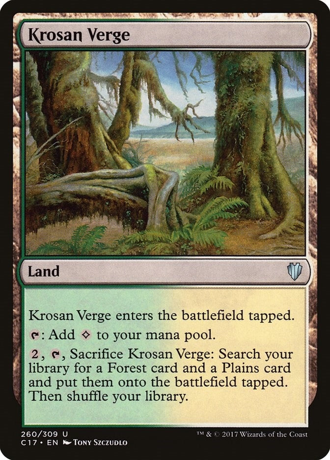 Image for Krosan Verge (260) [Commander 2017]