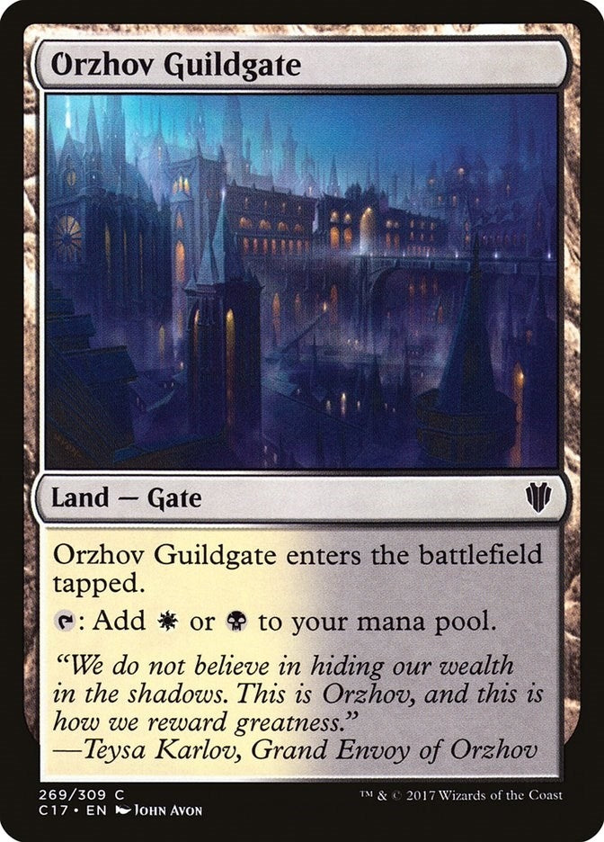 Image for Orzhov Guildgate (269) [Commander 2017]