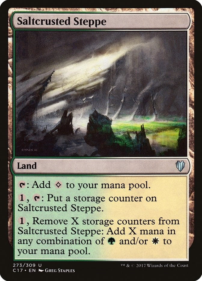 Image for Saltcrusted Steppe (273) [Commander 2017]