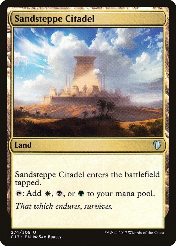 Image for Sandsteppe Citadel (274) [Commander 2017]