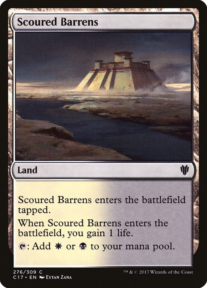 Image for Scoured Barrens (276) [Commander 2017]