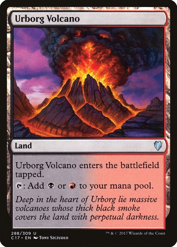Image for Urborg Volcano (288) [Commander 2017]