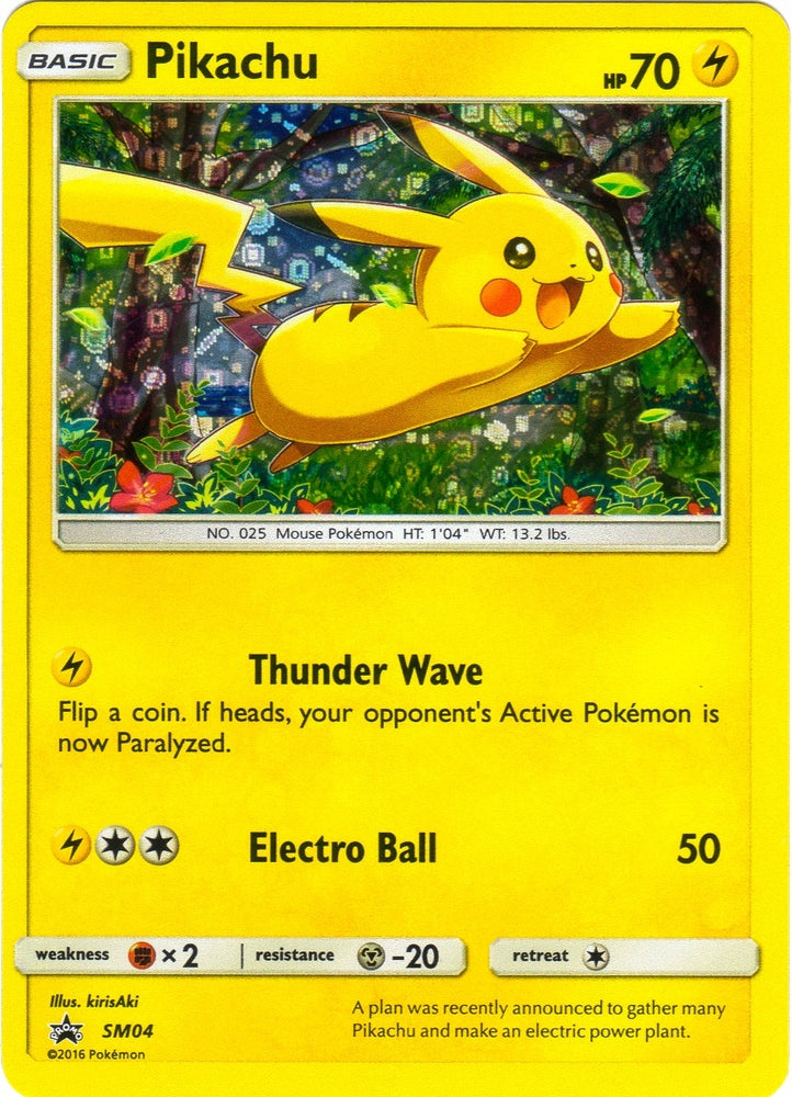 Pikachu - SM04 (General Mills) (SM04) (Miscellaneous Cards & Products)