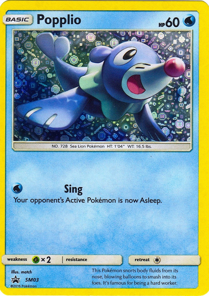 Popplio - SM03 (General Mills Promo) (SM03) (Miscellaneous Cards & Products)
