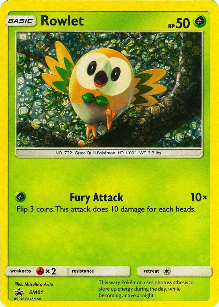 Rowlet - SM01 (General Mills Promo) (SM01) (Miscellaneous Cards & Products)