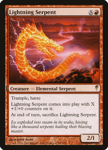 Image for Lightning Serpent (88) [Coldsnap]