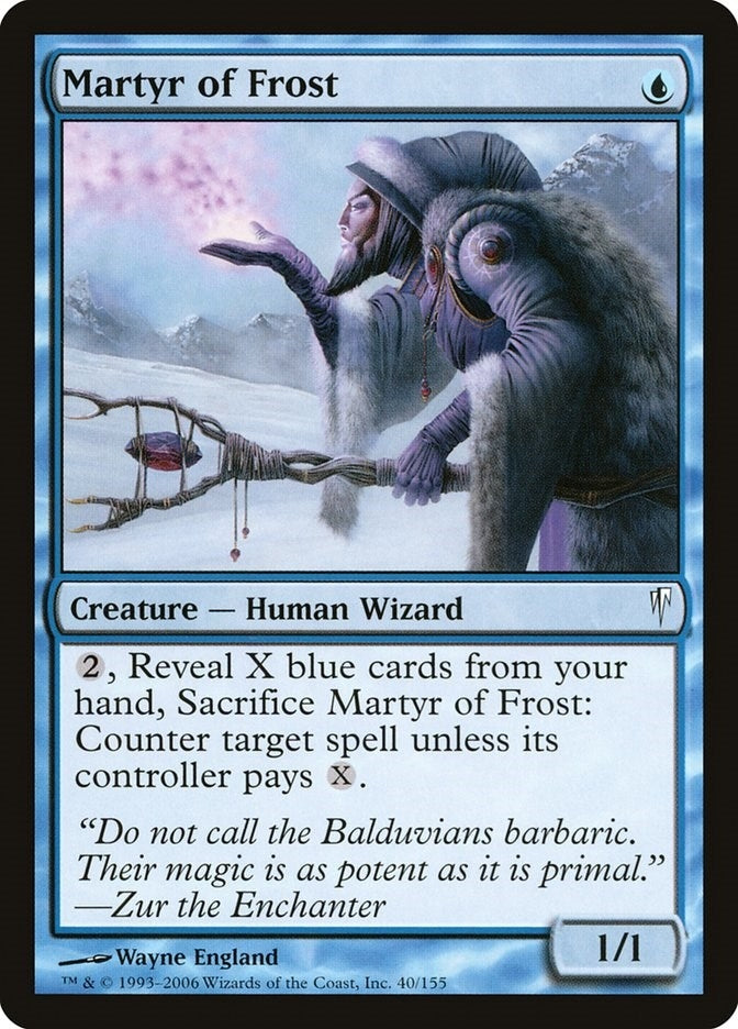 Image for Martyr of Frost (40) [Coldsnap]