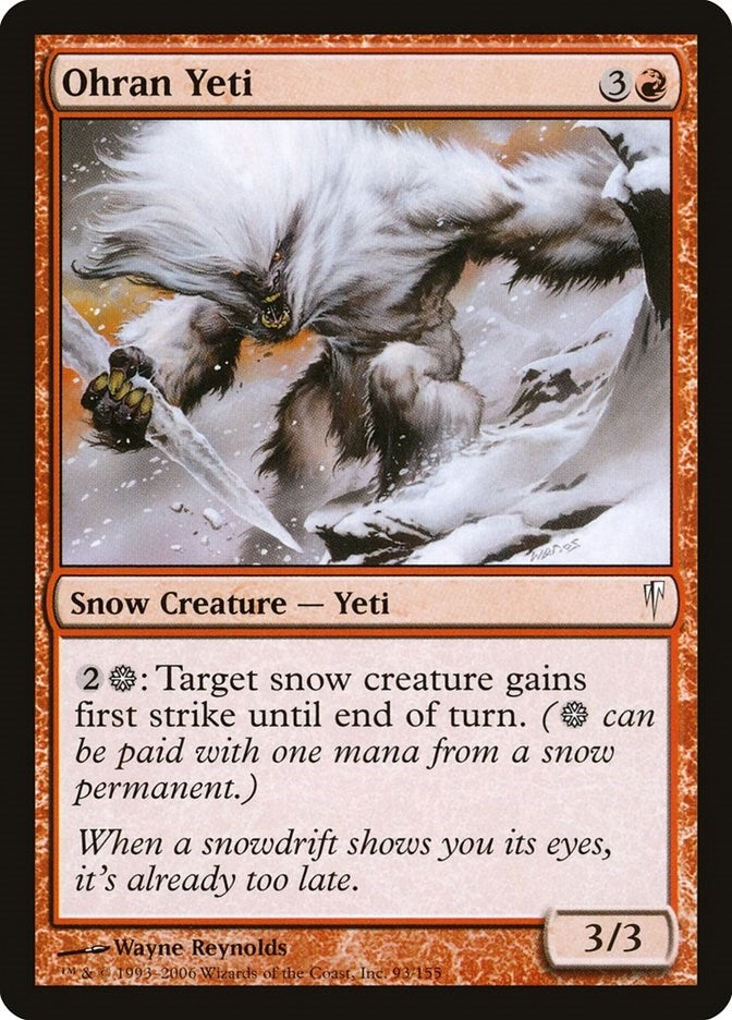 Image for Ohran Yeti (93) [Coldsnap]