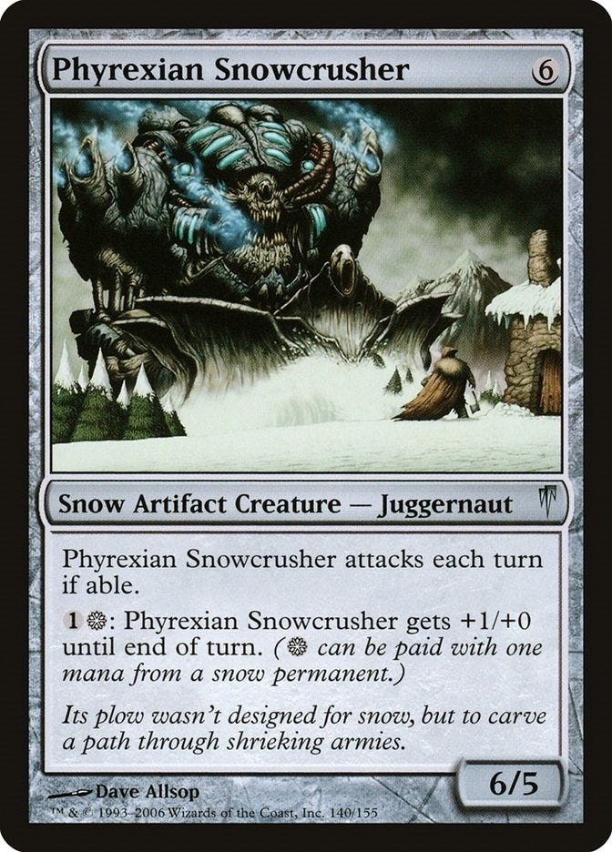 Image for Phyrexian Snowcrusher (140) [Coldsnap]