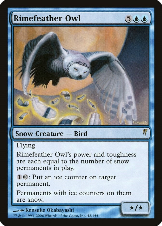 Image for Rimefeather Owl (42) [Coldsnap]