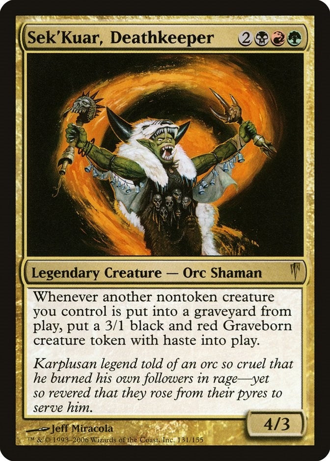 Image for Sek'Kuar, Deathkeeper (131) [Coldsnap]