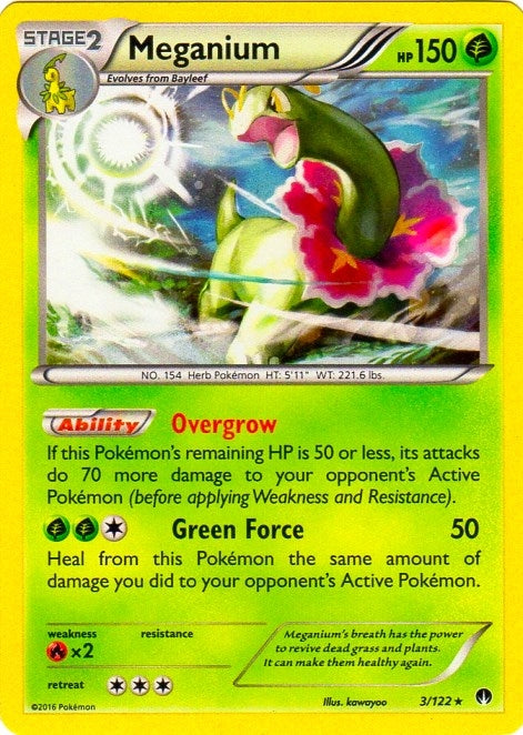 Image for Meganium (003/122) [Blister Exclusives]
