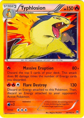 Image for Typhlosion (020/162) [Blister Exclusives]