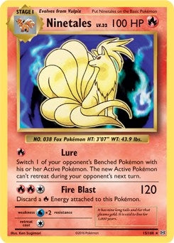 Image for Ninetales (015/108) [Deck Exclusives]