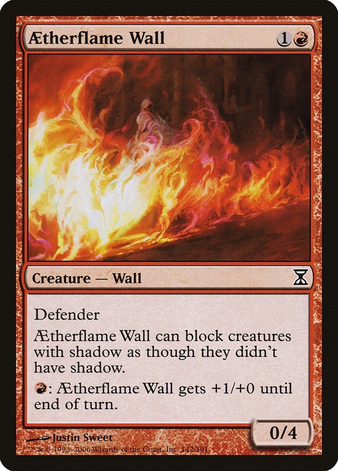 Image for Aetherflame Wall (142) [Time Spiral]