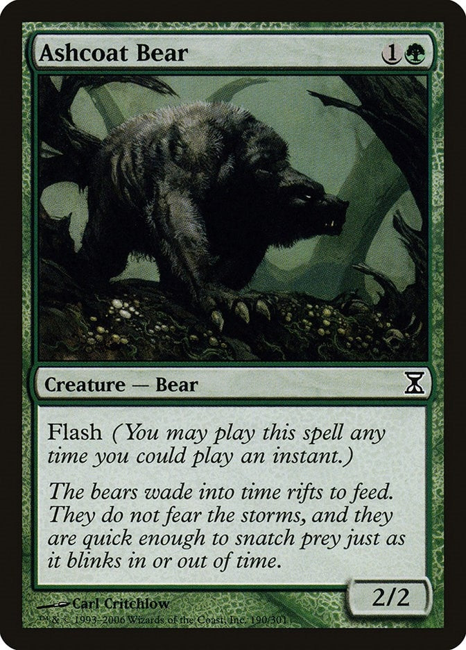 Image for Ashcoat Bear (190) [Time Spiral]