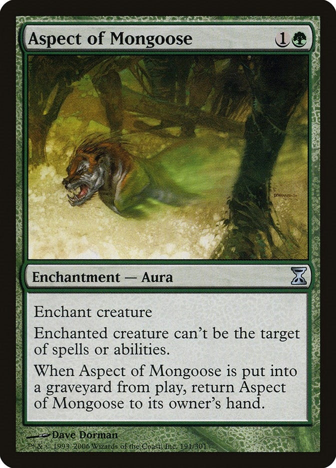 Image for Aspect of Mongoose (191) [Time Spiral]