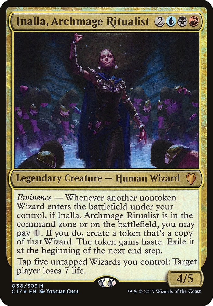 Image for Inalla, Archmage Ritualist (Commander 2017) (38) [Oversize Cards]