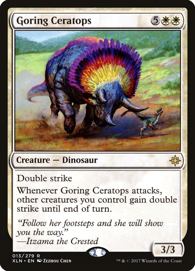 Image for Goring Ceratops (13) [Ixalan]
