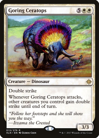Image for Goring Ceratops (13) [Ixalan]
