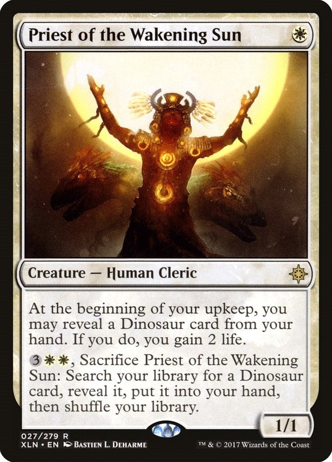 Image for Priest of the Wakening Sun (27) [Ixalan]