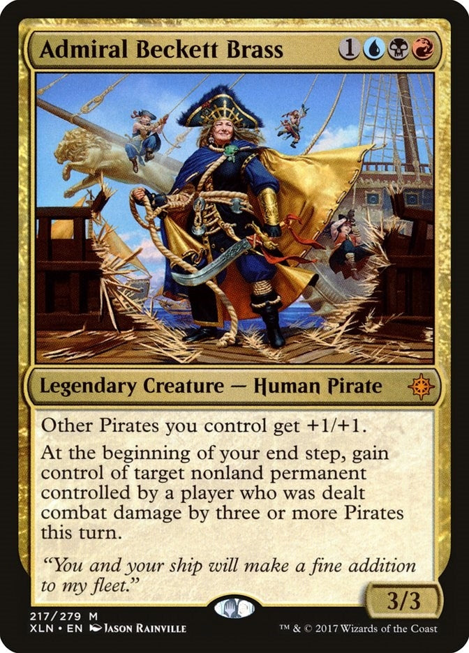 Image for Admiral Beckett Brass (217) [Ixalan]