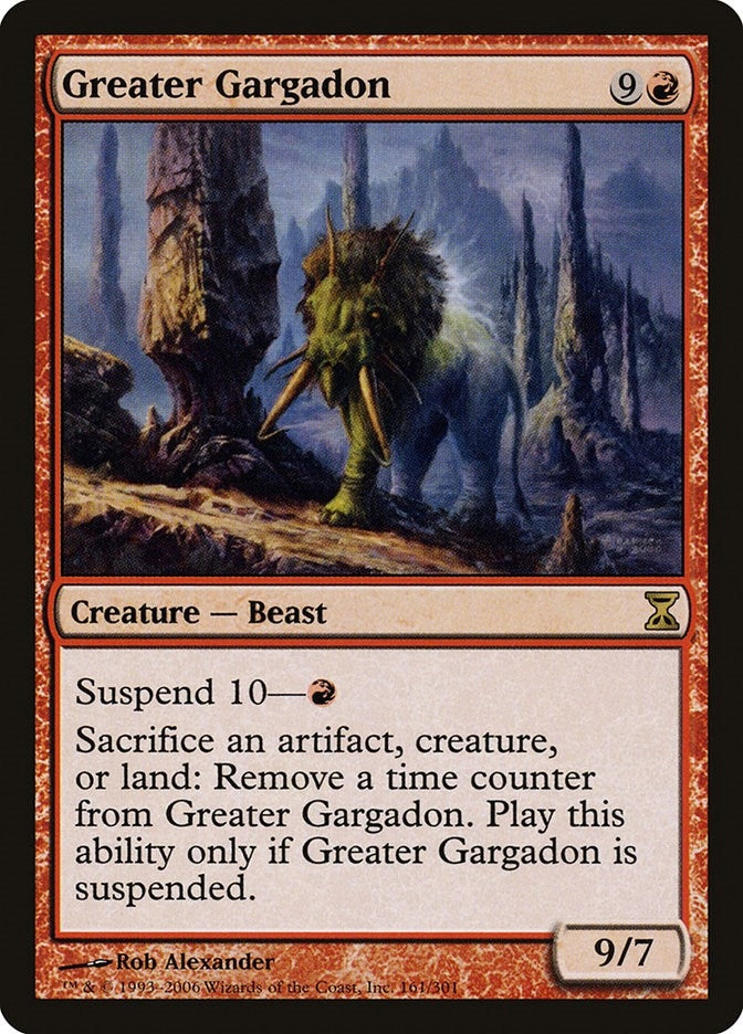Image for Greater Gargadon (161) [Time Spiral]
