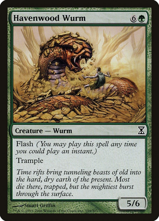 Image for Havenwood Wurm (199) [Time Spiral]