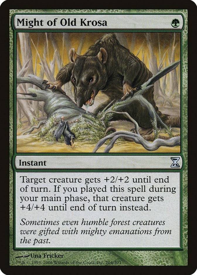 Image for Might of Old Krosa (204) [Time Spiral]