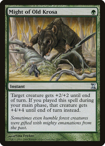 Image for Might of Old Krosa (204) [Time Spiral]