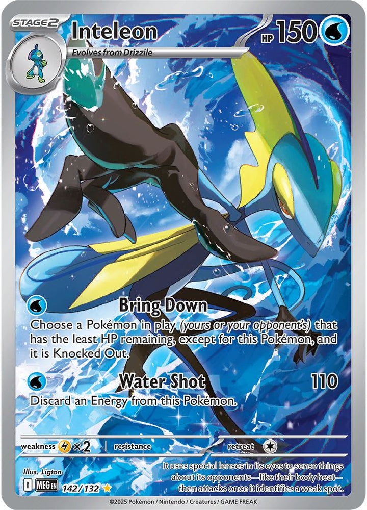 Inteleon (142/132) (ME01: Mega Evolution)