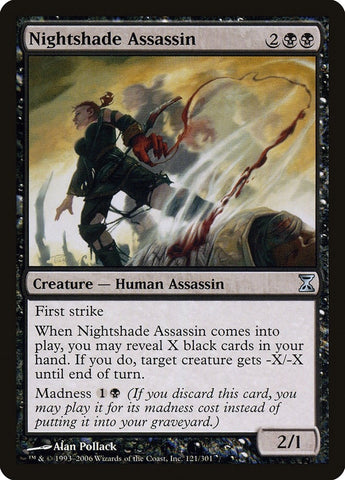 Image for Nightshade Assassin (121) [Time Spiral]