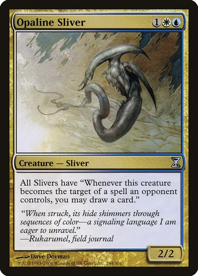 Image for Opaline Sliver (244) [Time Spiral]