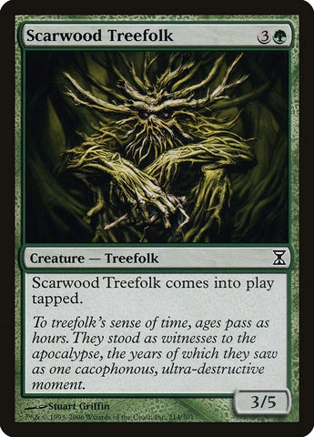 Image for Scarwood Treefolk (214) [Time Spiral]