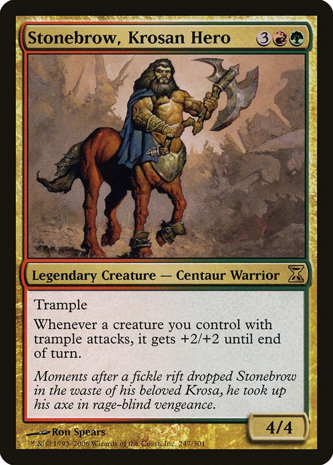 Image for Stonebrow, Krosan Hero (247) [Time Spiral]