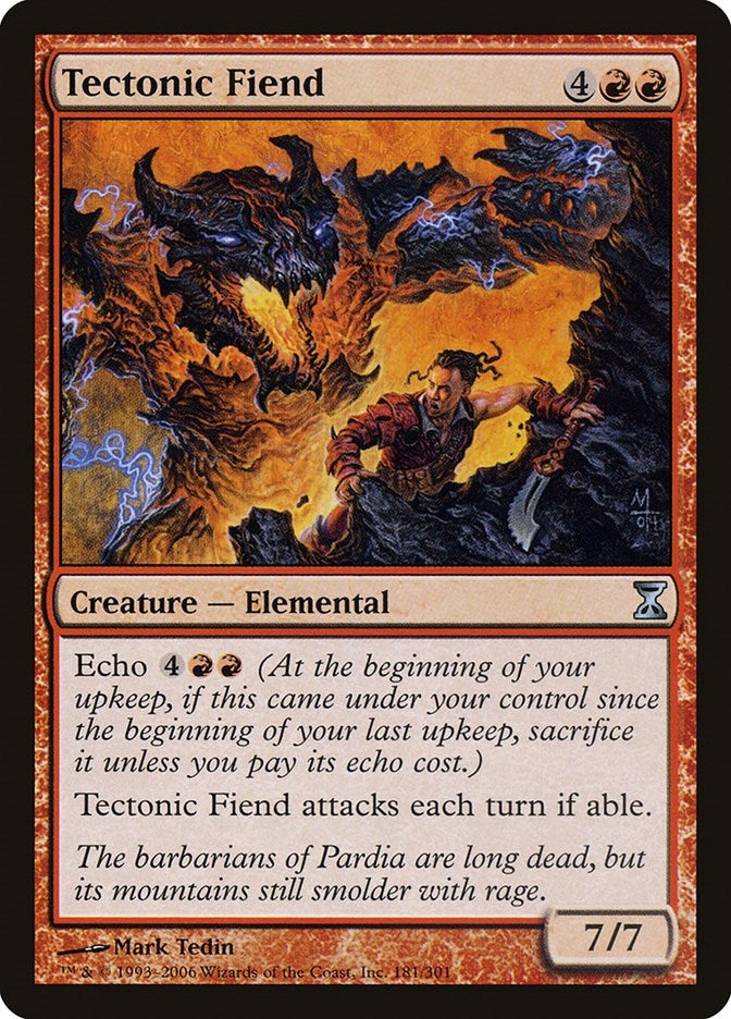 Image for Tectonic Fiend (181) [Time Spiral]